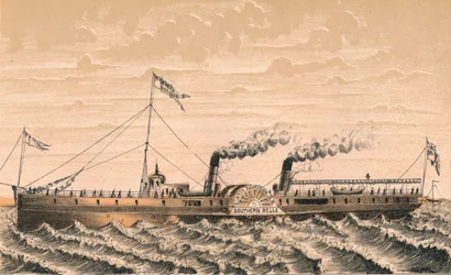 Southern Belle tussen Toronto, Niagara en Buffalo..., midden-late 19e eeuw