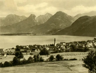 St. Gilgen, Wolfgangmeer, Oostenrijk, ca. 1935