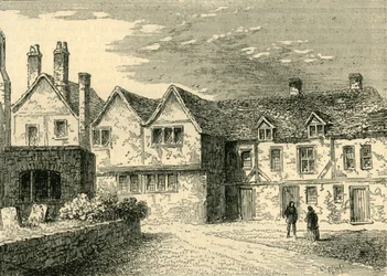 St. Katherines Hospital - De Broederhuizen in 1781, ca. 1872