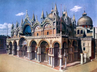 Basiliek van San Marco, Venetië, Italië, 1926