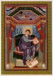 Sint-Mattheüs, ca. 800 n.Chr.