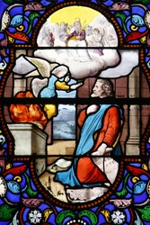 Glas-in-loodraam Parijs, Frankrijk