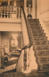 Trap in de Cubaanse ambassade in Brussel, België, 1927
