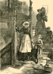 Trap van Cromwell House, 1876, ca. 1876