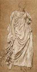 Studie voor de Daphnephoria, ca. 1874-1876 ca. 1880-1882