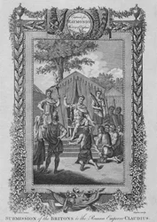 Onderwerping van de Britten aan de Romeinse keizer Claudius