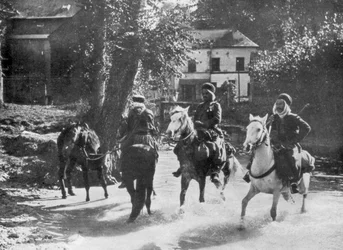 Soedanese cavalerie, Frankrijk, 1915