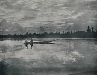 Zonsondergang op het Dalmeer, Kasjmir, 1936