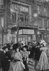 Op de Boulevard - De Uitgang van de Olympia, 1900