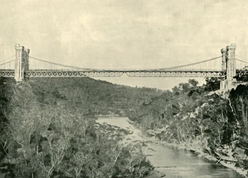 Hangbrug, Noord-Sydney, 1901