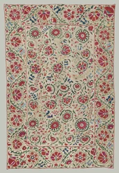 Suzani: gordijn of bedekking, ca. 1800