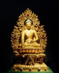 Svaraghosa-Raja (?) / Beeldhouwwerk, 18e eeuw