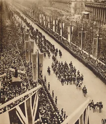 Wandelen in de Mall, 12 mei 1937