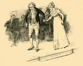 Nam zijn hand, draaide hem om naar het publiek, 1907