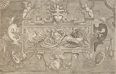 Targhe ed altri ornati di varie e capricciose invenzioni Cartouches en andere ornamenten, 1773