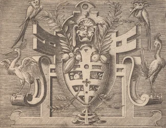 Targhe ed altri ornati di varie e capricciose invenzioni Cartouches en andere ornamenten, 1773