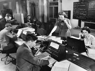 Telefooncentrale, 1956