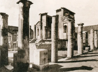 Tempel van Isis, Pompeii, Italië, ca. 1900s