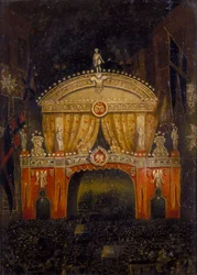 Temple Bar Verlicht voor het Huwelijk van de Prins van Wales, 11 maart 1863