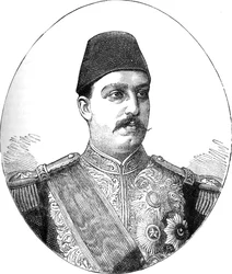 Tewfik, Khedive van Egypte, c1882