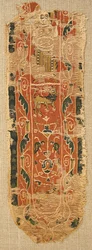 Textiel fragment, Byzantijns