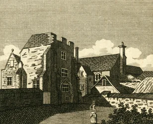 Het Paleis van de Aartsbisschop Grote Zaal, in Canterbury