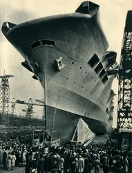 De Ark wordt gelanceerd op Merseyside, 13 april 1937