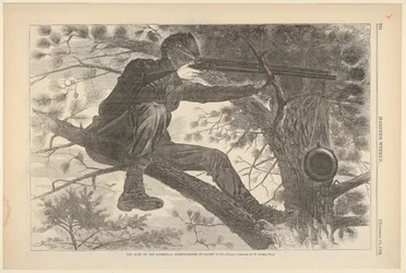 Het leger van de Potomac - Een scherpschutter op wacht, Harpers Weekly, Vo..., 15 november 1862