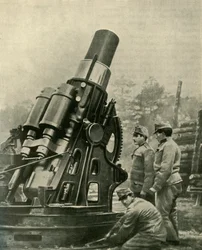 De Oostenrijkse 12-inch Belegeringshouwitser, 1914-1918, ca. 1920