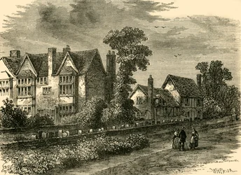 Het Zwart-Witte Huis, 1800, c1876