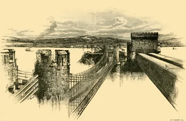 De Bruggen, vanaf Conway Castle