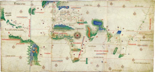 Het Cantino-planisfeer, 1502