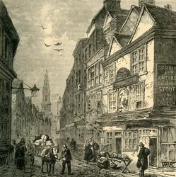 De haan en ekster, Drury Lane