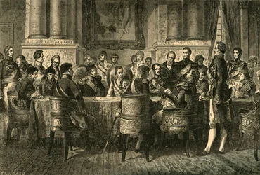 Het Congres van Wenen, Oostenrijk, 1814-1815, ca. 1890