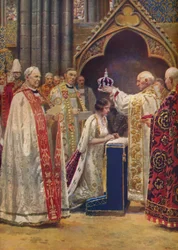 De kroning van de koningin-gemalin, 1937