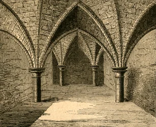 De Crypte van Gerards Hall, 1897