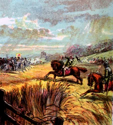 De dood van John Hampden, 1643, ca. 1850