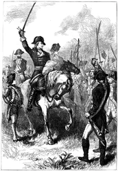 De Onafhankelijkheidsverklaring voorgelezen aan het Amerikaanse leger, 1776 ca. 1880