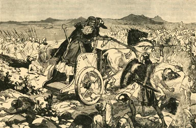 De nederlaag van Adonizedek, 1890
