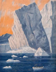 De Dramatische Geboorte van een Gigantische IJsberg, 1935