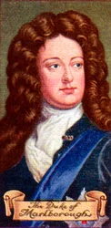 De Hertog van Marlborough, uit een serie sigarettenkaartjes, 1935
