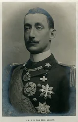 De Hertog van de Abruzzen, Italiaanse bergbeklimmer en ontdekkingsreiziger, ca. 1910