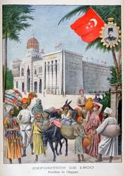 Het Egyptische paviljoen op de Wereldtentoonstelling van 1900, Parijs