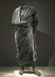 De keizer als filosoof, waarschijnlijk Marcus Aurelius regeerde AD 161-180, ca. AD 180-200