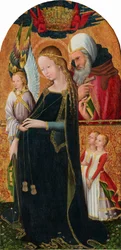De Verwachtende Madonna met Sint Jozef, ca. 1425-1450