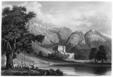 Het Fort van Bowrie, Rajpootana, India, c1860