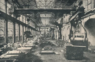 De Gieterij bij Swindon Works, ca. 1917