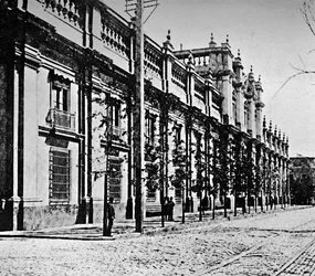 Het regeringspaleis, Santiago, 1911