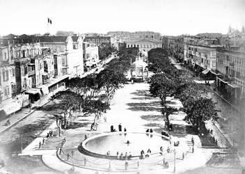 Het Grote Plein, Alexandrië, Egypte, ca. 1910s