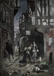 De Grote Pest: scènes in de straten van Londen, 1665-1666